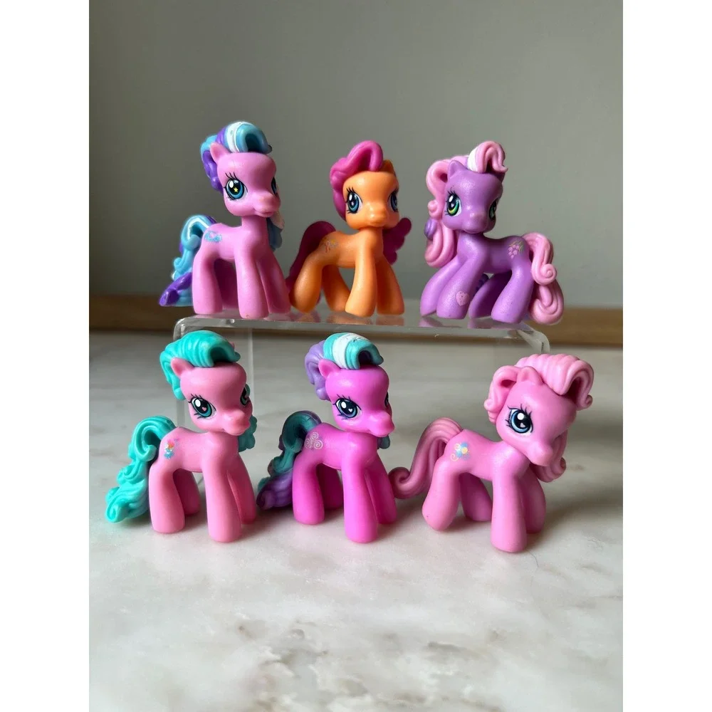 My Little Pony G3 Ponyville Mini Figures Lot of 6 MLP Toys